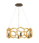 Elstead Lighting Lampa wisząca Moxie - 6 źródeł światła HK-MOXIE6-P-SSG