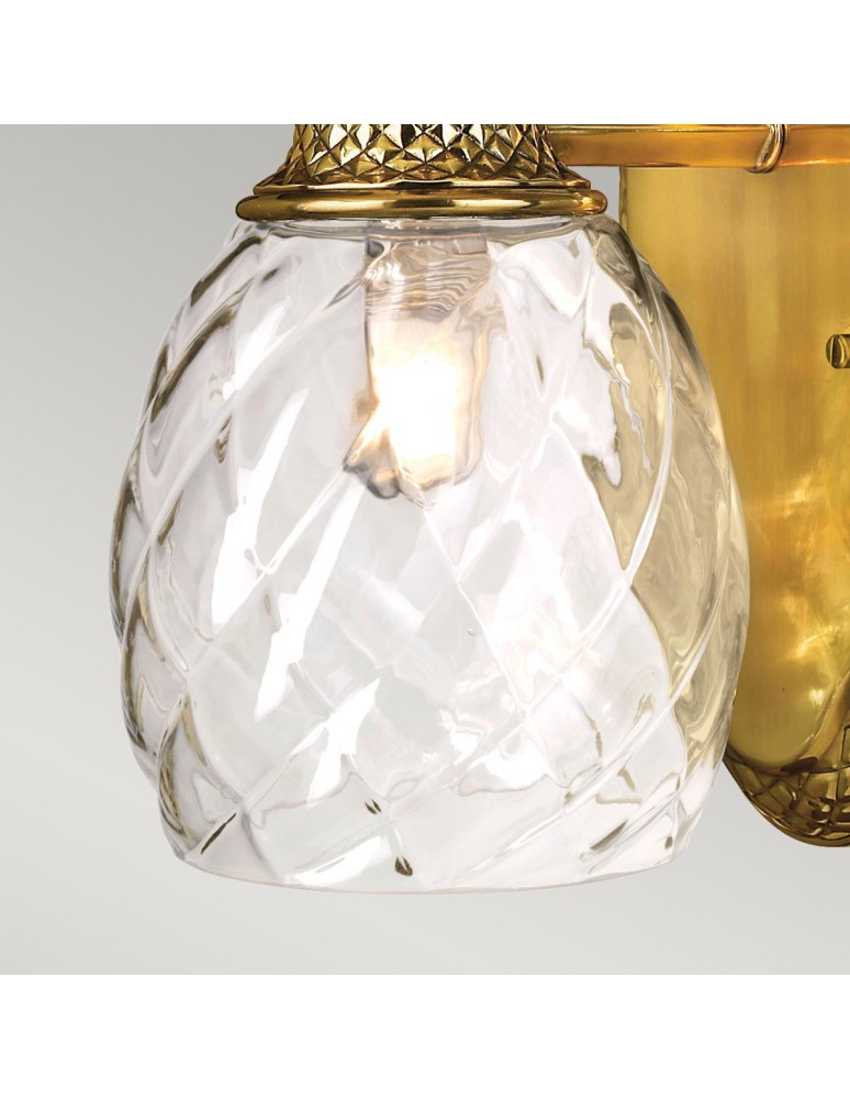 Elstead Lighting Kinkiet Plantation - 1 źródło światła - Oksydowany mosiądz IP44 HK-PLANTATION1-BATH-BB Elstead Lighting Kinkiet Plantation - 1 źródło światła - Oksydowany mosiądz IP44 HK-PLANTATION1-BATH-BB