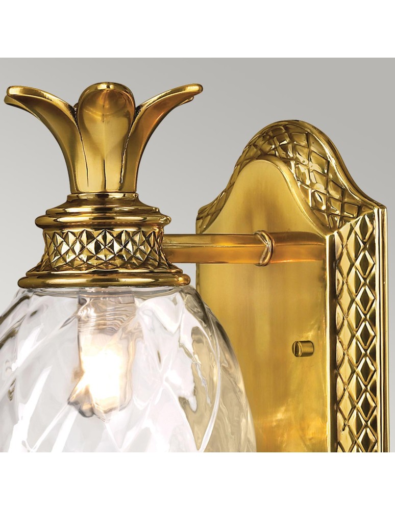 Bathroom wall lamps - Elstead Lighting Plantation wall lamp - 1 light source - Oxidized brass IP44 HK-PLANTATION1-BATH-BB - product kolory-swiatla.pl 4