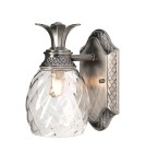 Elstead Lighting Kinkiet Plantation - 1 źródło światła - Polerowany antyczny nikiel IP44 HK-PLANT-BATH-PL Elstead Lighting Kinkiet Plantation - 1 źródło światła - Polerowany antyczny nikiel IP44 HK-PLANT-BATH-PL