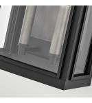 Outdoor wall lamps - Elstead Lighting Sag Harbor medium wall lantern - 2 light sources - Black IP44 HK-SAG-HARBOR-M-BK - product 4