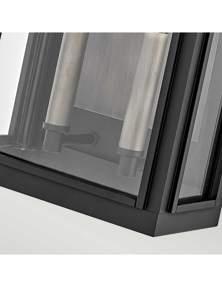 Outdoor wall lamps - Elstead Lighting Sag Harbor medium wall lantern - 2 light sources - Black IP44 HK-SAG-HARBOR-M-BK - product kolory-swiatla.pl 4