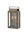 Elstead Lighting Średnia latarnia naścienna Sag Harbor - 2 źródła światła - Oksydowany brąz IP44 HK-SAG-HARBOR-M-BU