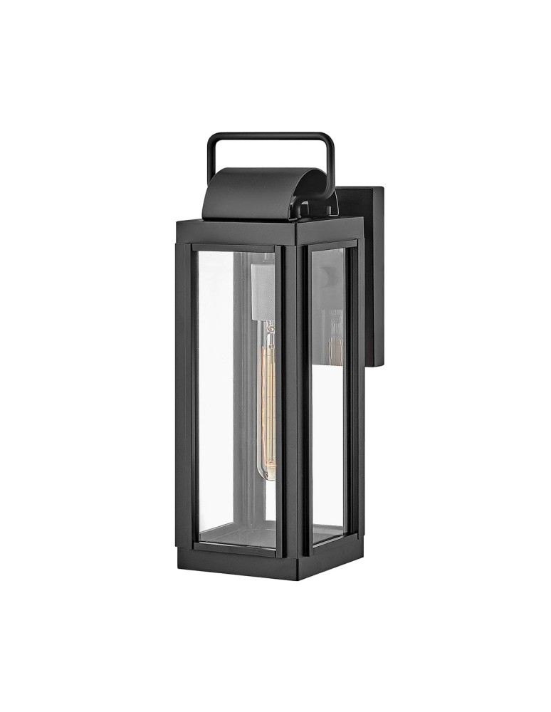Outdoor wall lamps - Elstead Lighting Small wall lantern Sag Harbor - 1 light source - Black IP44 HK-SAG-HARBOR-S-BK - product kolory-swiatla.pl 1