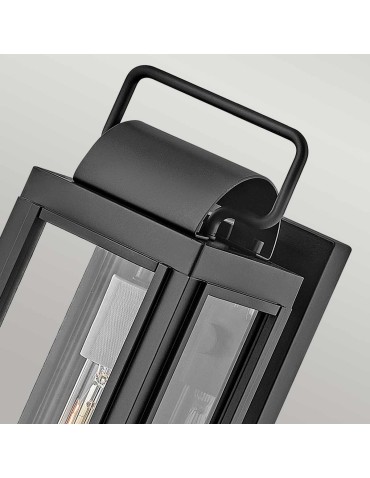 Elstead Lighting Small wall lantern Sag Harbor - 1 light source - Black IP44 HK-SAG-HARBOR-S-BK - product 2