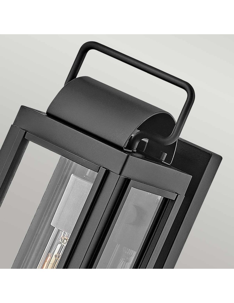Outdoor wall lamps - Elstead Lighting Small wall lantern Sag Harbor - 1 light source - Black IP44 HK-SAG-HARBOR-S-BK - product kolory-swiatla.pl 2