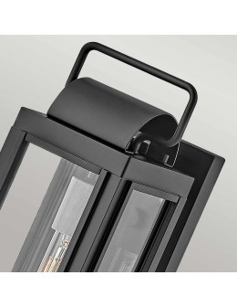Elstead Lighting Mała latarnia naścienna Sag Harbor - 1 źródło światła - Czarna IP44 HK-SAG-HARBOR-S-BK - produkt 2
