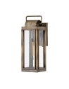 Elstead Lighting Mała latarnia naścienna Sag Harbor - 1 źródło światła - Oksydowany brąz IP44 HK-SAG-HARBOR-S-BU