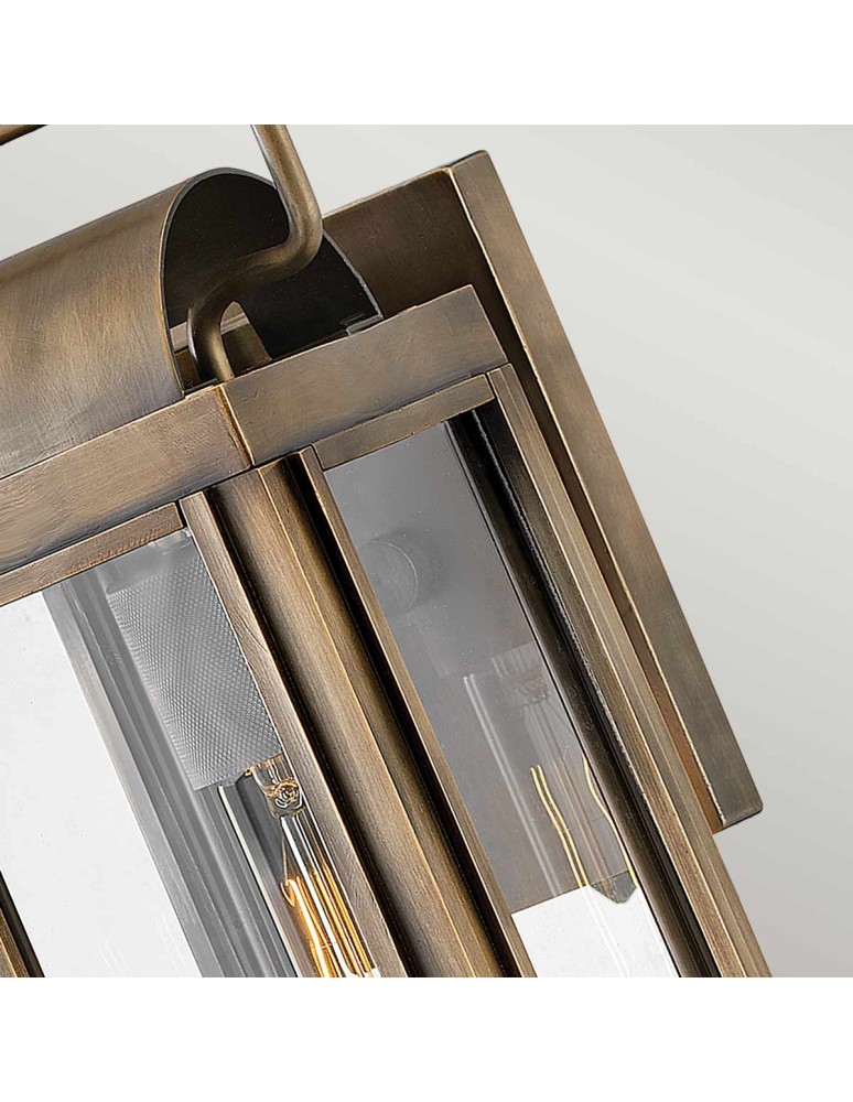 Elstead Lighting Mała latarnia naścienna Sag Harbor - 1 źródło światła - Oksydowany brąz IP44 HK-SAG-HARBOR-S-BU