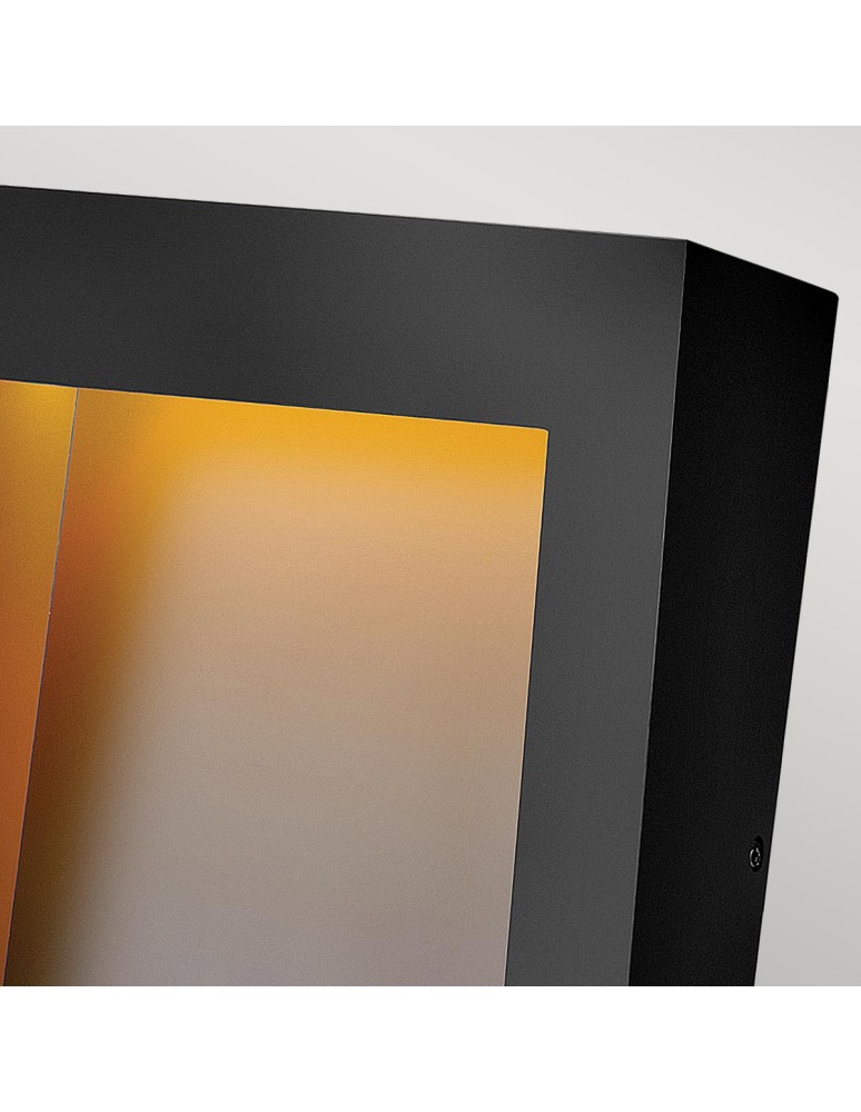 Elstead Lighting Duża latarnia naścienna LED Taper IP44 HK-TAPER-L-TBK