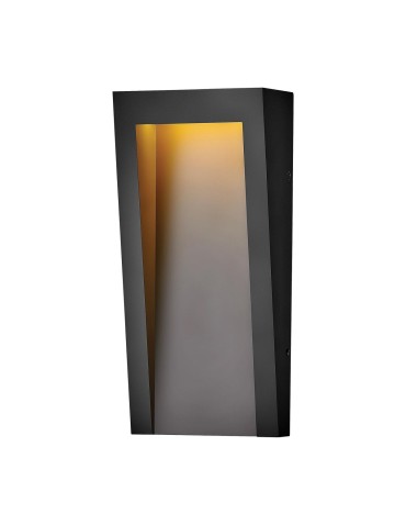 Elstead Lighting Medium LED Taper IP44 wall lantern HK-TAPER-M-TBK