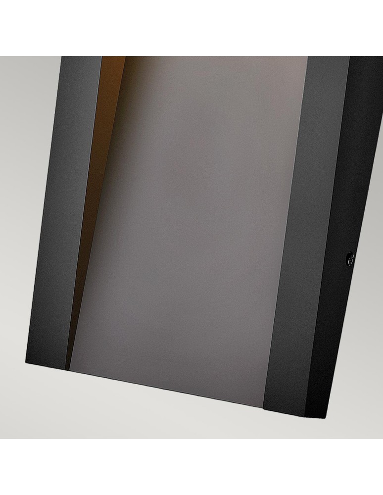 Outdoor wall lamps - Elstead Lighting Medium LED Taper IP44 wall lantern HK-TAPER-M-TBK - product kolory-swiatla.pl 4