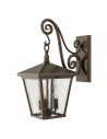 Elstead Lighting Trellis medium wall lantern - 3 light sources IP44 HK-TRELLIS2-M