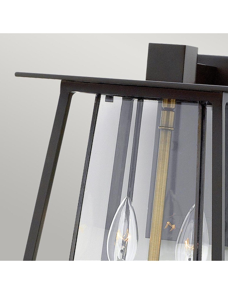 Elstead Lighting Duża latarnia naścienna Walker - 2 źródła światła IP44 HK-WALKER2-L