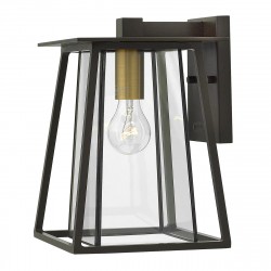 Elstead Lighting Średnia latarnia naścienna Walker - 1 źródło światła IP44 HK-WALKER2-M