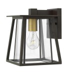 Outdoor wall lamps - Elstead Lighting Walker small wall lantern - 1 light source IP44 HK-WALKER2-S - product 1