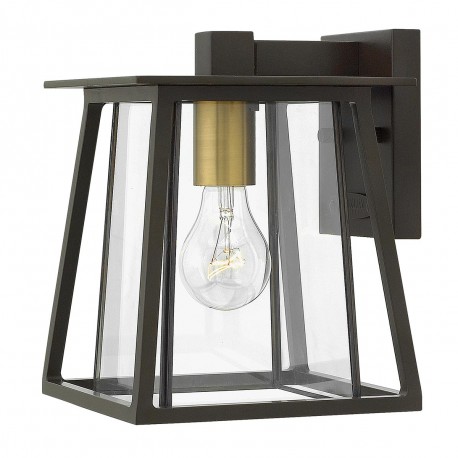 Elstead Lighting Mała latarnia naścienna Walker - 1 źródło światła IP44 HK-WALKER2-S