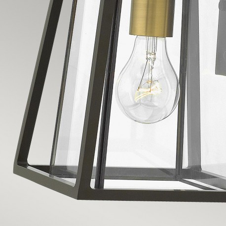 Elstead Lighting Mała latarnia naścienna Walker - 1 źródło światła IP44 HK-WALKER2-S