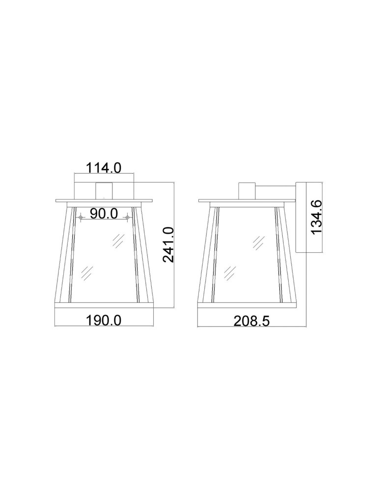 Outdoor wall lamps - Elstead Lighting Walker small wall lantern - 1 light source IP44 HK-WALKER2-S - product kolory-swiatla.pl 5