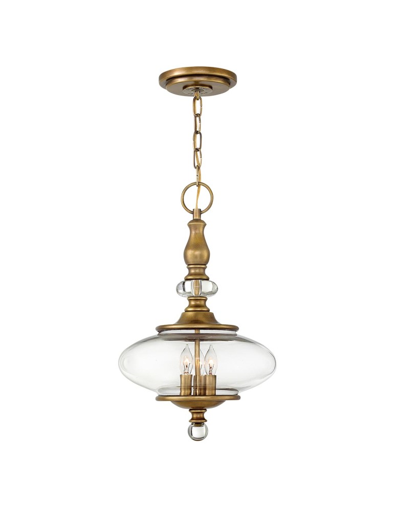 Pendant lamps - Elstead Lighting Wexley pendant lamp - 3 light sources HK-WEXLEY-3P-HB - product kolory-swiatla.pl 1