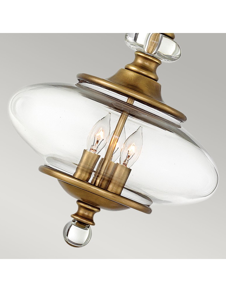 Pendant lamps - Elstead Lighting Wexley pendant lamp - 3 light sources HK-WEXLEY-3P-HB - product kolory-swiatla.pl 4