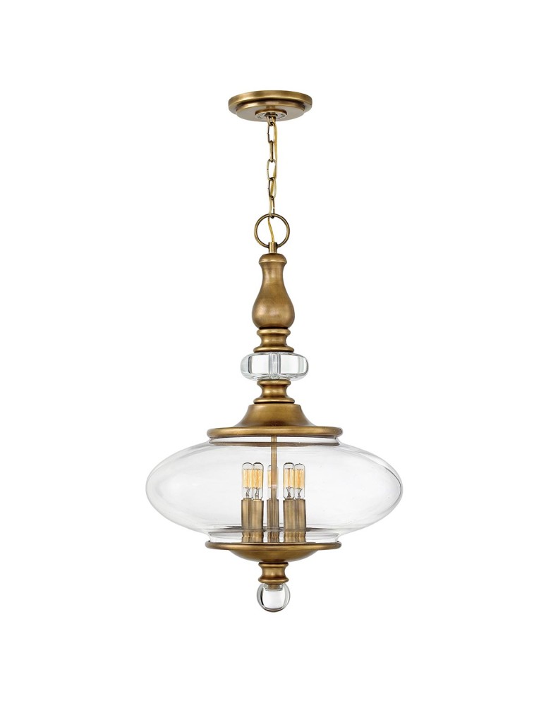 Pendant lamps - Elstead Lighting Wexley pendant lamp - 5 light sources HK-WEXLEY-5P-HB - product kolory-swiatla.pl 1