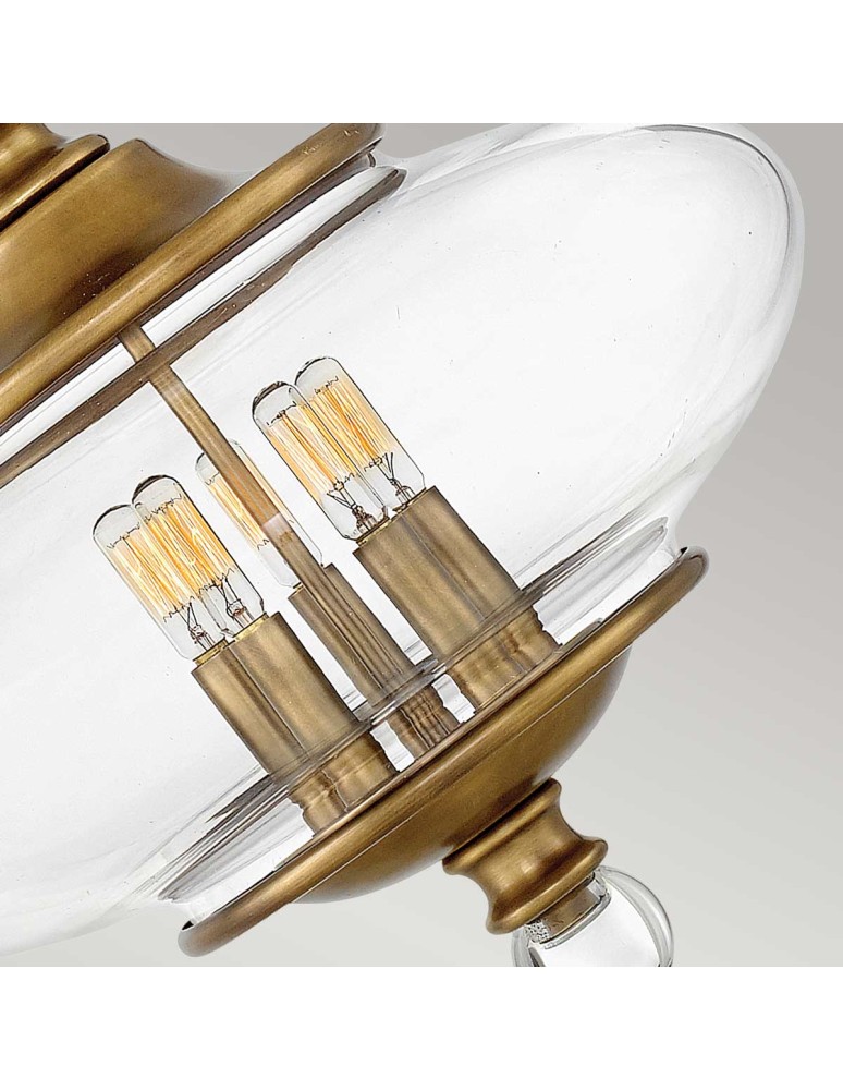 Pendant lamps - Elstead Lighting Wexley pendant lamp - 5 light sources HK-WEXLEY-5P-HB - product kolory-swiatla.pl 4