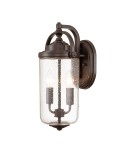 Elstead Lighting Średnia latarnia naścienna Willoughby - 2 źródła światla IP44 HK-WILLOUGHBY-M-OZ