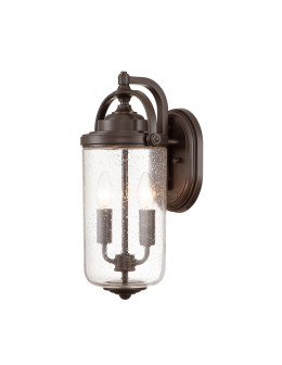 Elstead Lighting Willoughby medium wall lantern - 2 light sources IP44 HK-WILLOUGHBY-M-OZ