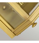 Elstead Lighting Średnia latarnia naścienna Holborn - 2 źródła światła - Szczotkowany mosiądz IP44 HL7-M-BB