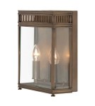 Outdoor wall lamps - Elstead Lighting Holborn medium wall lantern - 2 light sources - Dark brown IP44 HL7-M-DB - product 1