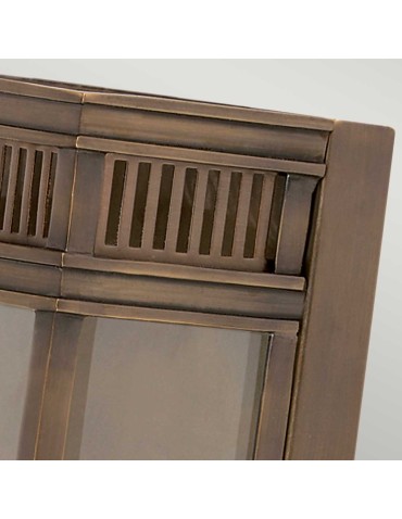 Elstead Lighting Holborn medium wall lantern - 2 light sources - Dark brown IP44 HL7-M-DB - product 2