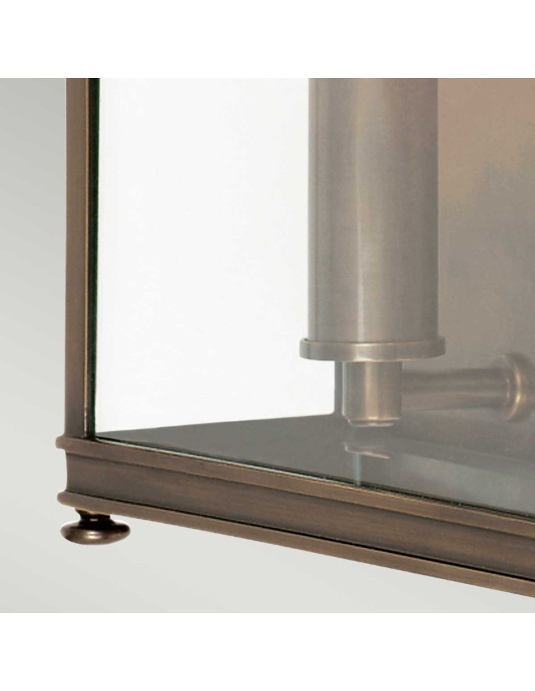 Outdoor wall lamps - Elstead Lighting Holborn medium wall lantern - 2 light sources - Dark brown IP44 HL7-M-DB - product kolory-swiatla.pl 4