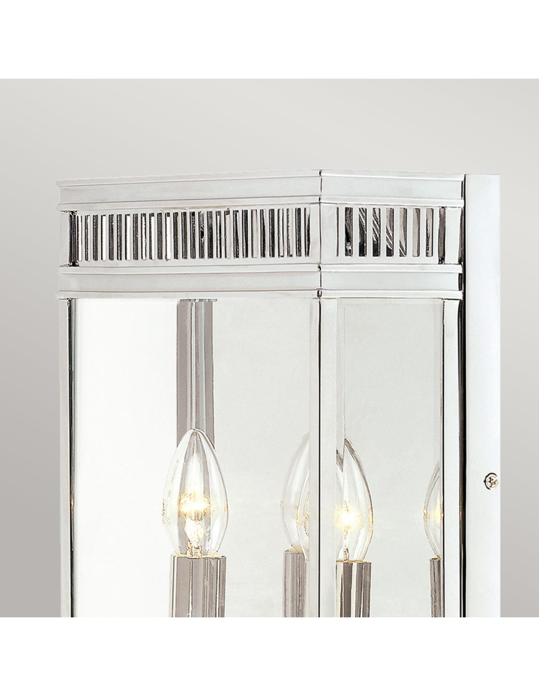 Outdoor wall lamps - Elstead Lighting Holborn medium wall lantern - 2 light sources - Polished chrome IP44 HL7-M-PC - product kolory-swiatla.pl 2