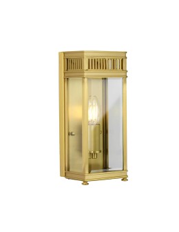 Elstead Lighting Small wall lantern Holborn - 1 light source - Brushed brass IP44 HL7-S-BB