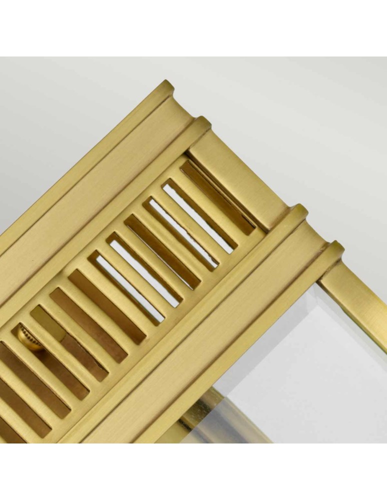 Outdoor wall lamps - Elstead Lighting Small wall lantern Holborn - 1 light source - Brushed brass IP44 HL7-S-BB - product kolory-swiatla.pl 2