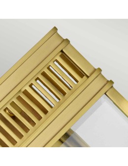 Elstead Lighting Mała latarnia naścienna Holborn - 1 źródło światła - Szczotkowany mosiądz IP44 HL7-S-BB - produkt 2