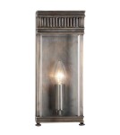 Elstead Lighting Mała latarnia naścienna Holborn - 1 źródło światła - Ciemnobrązowa IP44 HL7-S-DB