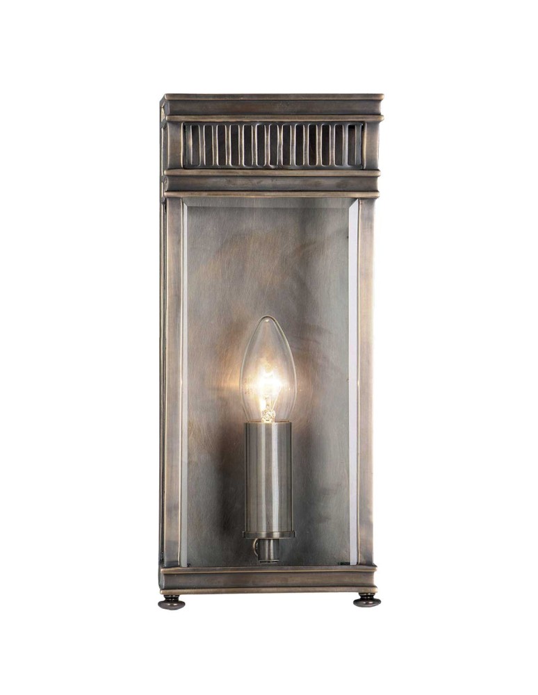 Outdoor wall lamps - Elstead Lighting Small wall lantern Holborn - 1 light source - Dark brown IP44 HL7-S-DB - product kolory-swiatla.pl 1