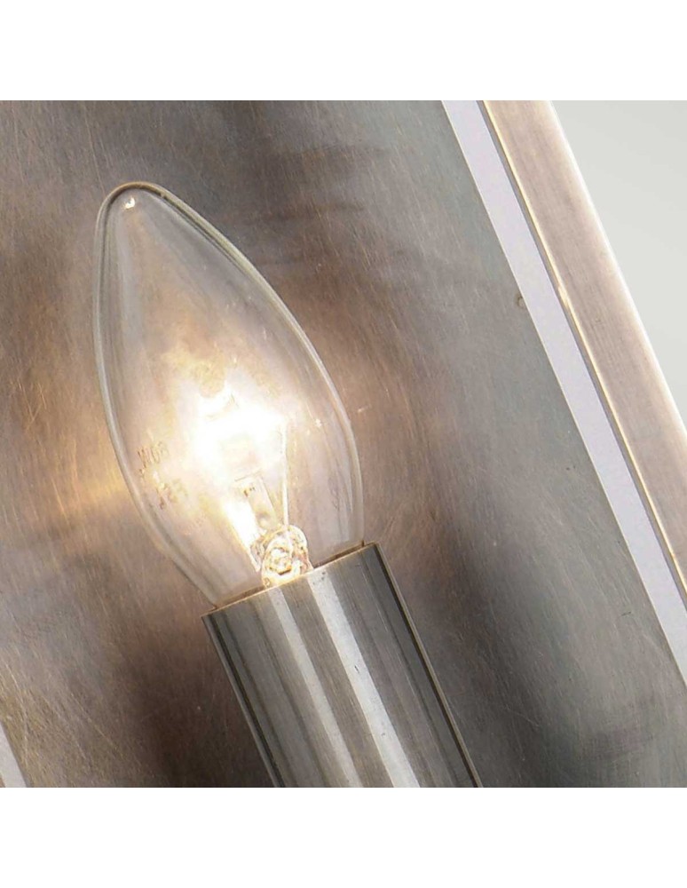 Elstead Lighting Mała latarnia naścienna Holborn - 1 źródło światła - Ciemnobrązowa IP44 HL7-S-DB