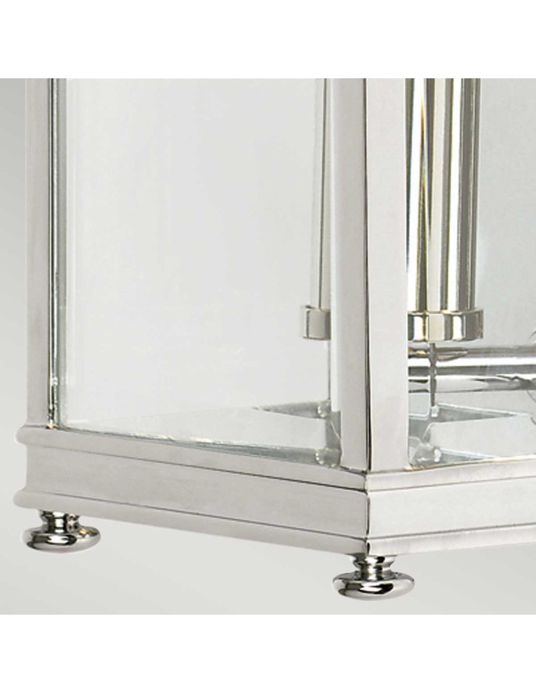 Elstead Lighting Mała latarnia naścienna Holborn - 1 źródło światła - Polerowany chrom IP44 HL7-S-PC Elstead Lighting Mała latarnia naścienna Holborn - 1 źródło światła - Polerowany chrom IP44 HL7-S-PC