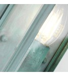 Elstead Lighting Mała latarnia naścienna Holborn - 1 źródło światła - Grynszpan IP44 HL7-S-VDG