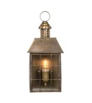 Outdoor wall lamps - Elstead Lighting Hyde Park wall lantern - 1 light source IP44 HYDE-PARK-BR - product 1