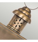 Elstead Lighting Latarnia naścienna Hyde Park - 1 źródło światła IP44 HYDE-PARK-BR