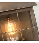 Outdoor wall lamps - Elstead Lighting Hyde Park wall lantern - 1 light source IP44 HYDE-PARK-BR - product 3