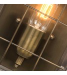 Elstead Lighting Latarnia naścienna Hyde Park - 1 źródło światła IP44 HYDE-PARK-BR