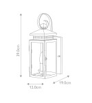 Outdoor wall lamps - Elstead Lighting Hythe wall lantern - 1 light source IP44 HYTHE. - product 5