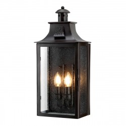 Elstead Lighting Latarnia naścienna Kendal - 2 źródła światła IP44 KENDAL