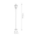 Outdoor lanterns - Elstead Lighting Kerry pedestal lantern - 1 light source IP44 KERRY-POST - product 5
