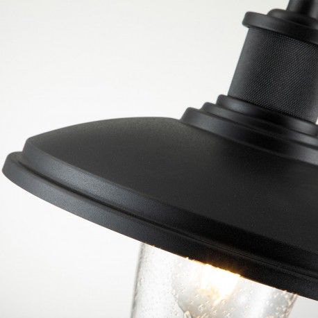 Elstead Lighting Średnia latarnia naścienna Allenbury - 1 źródło światła IP44 KL-ALLENBURY2-M-BKT